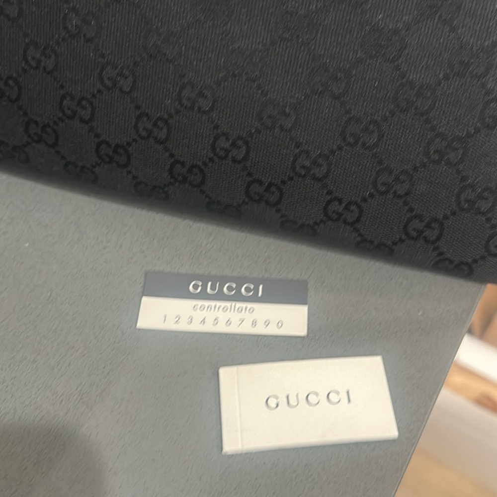 Gucci Black top handle Bag with Bamboo Accent - Picture 3 of 3